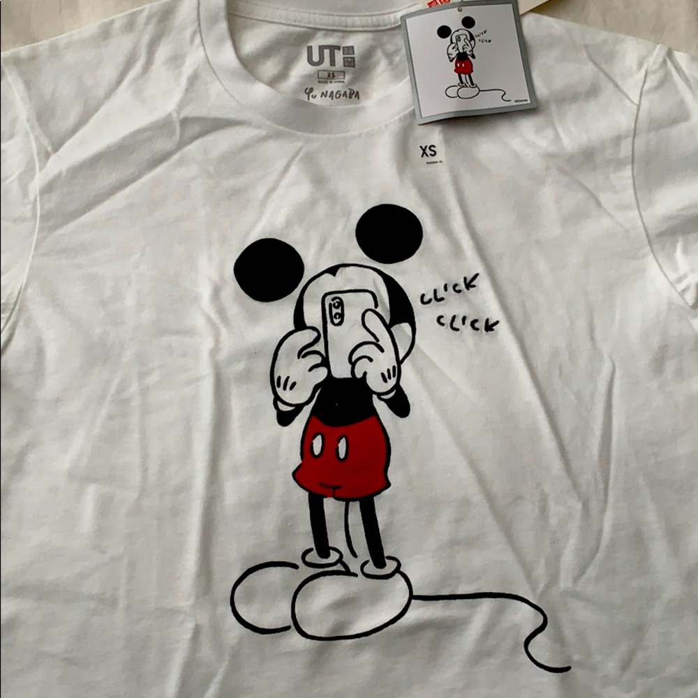 Mickey Mouse shirt XS. White